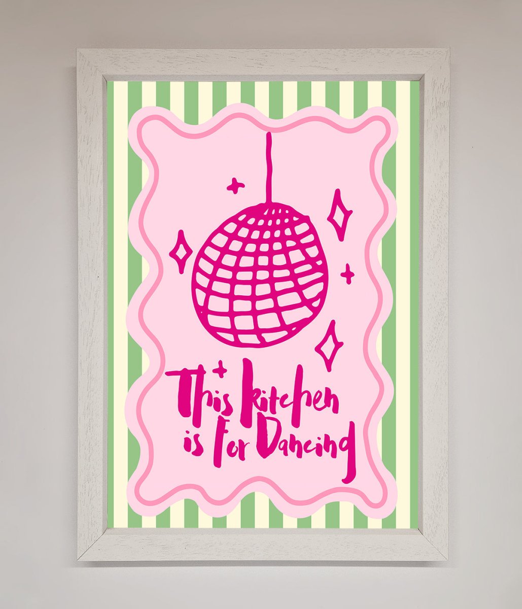 This Kitchen Is For Dancing Framed Wall Art - Zestio