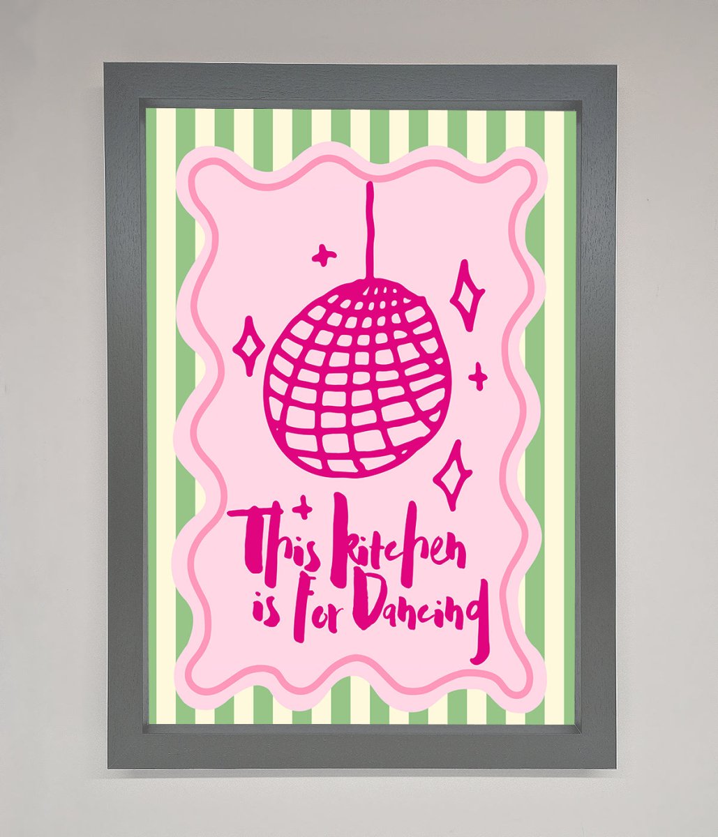 This Kitchen Is For Dancing Framed Wall Art - Zestio