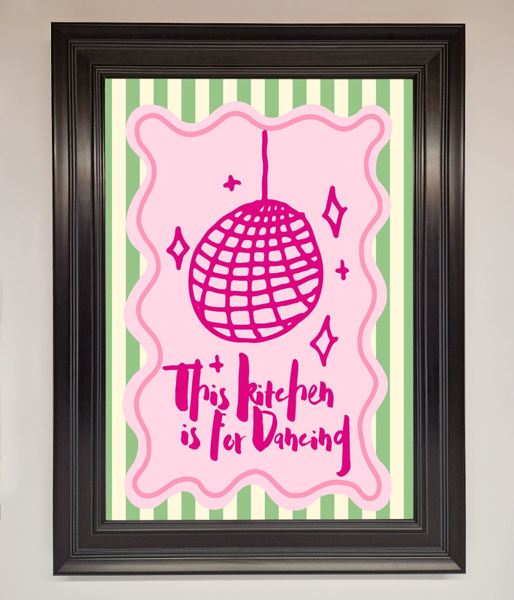 This Kitchen Is For Dancing Framed Wall Art - Zestio
