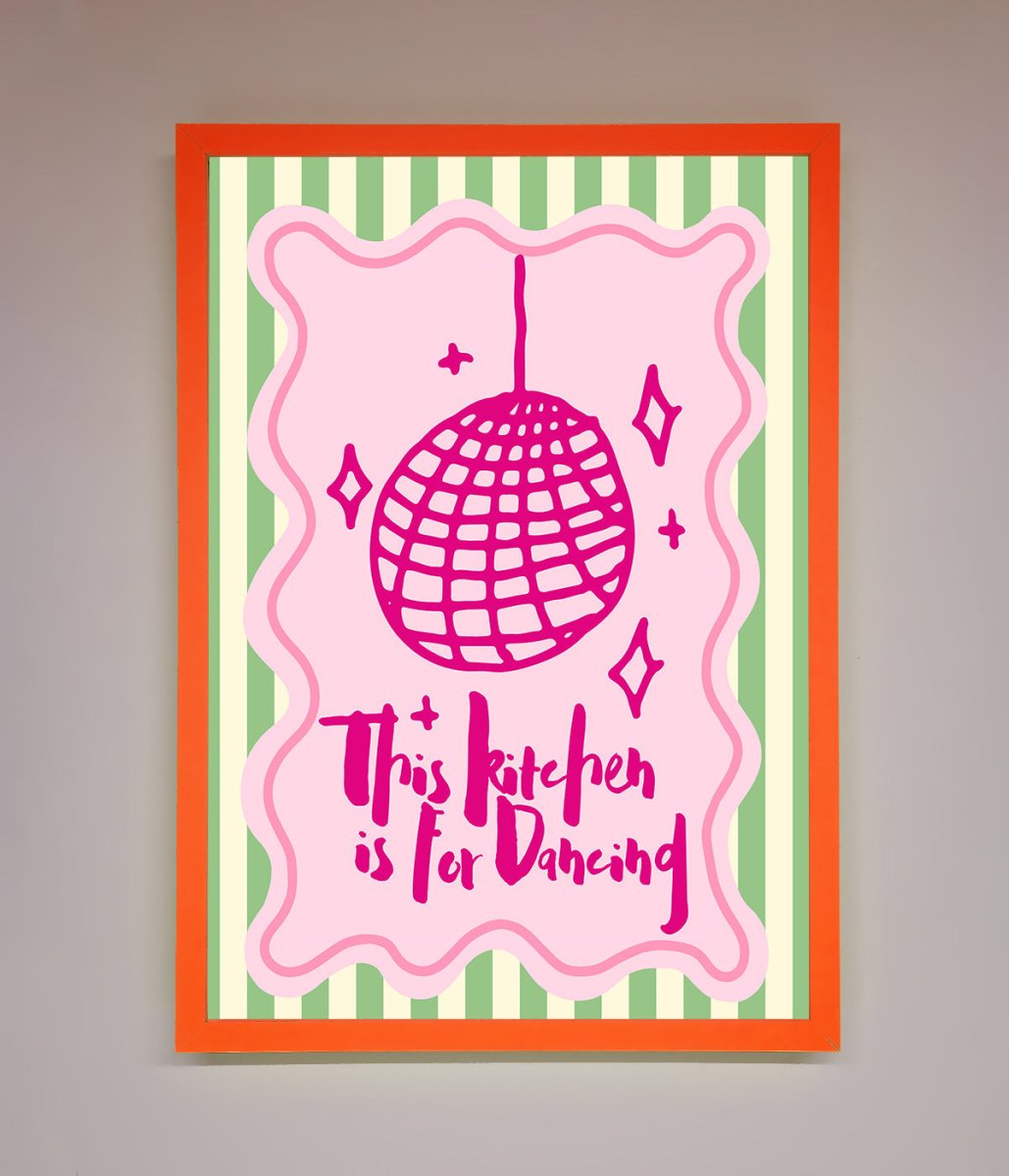 This Kitchen Is For Dancing Framed Wall Art - Zestio