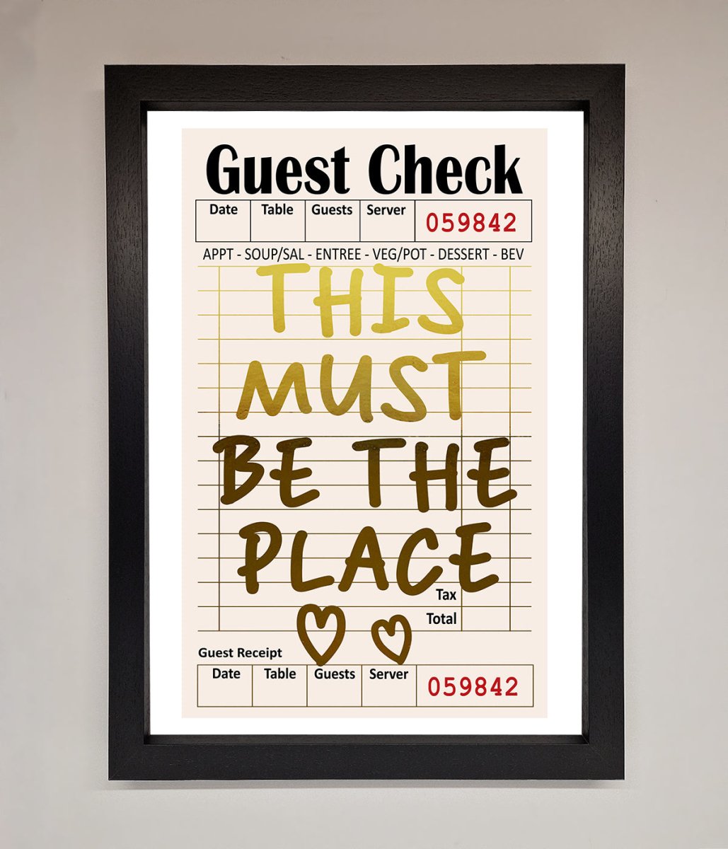 This Must Be The Place Foil Print - Zestio