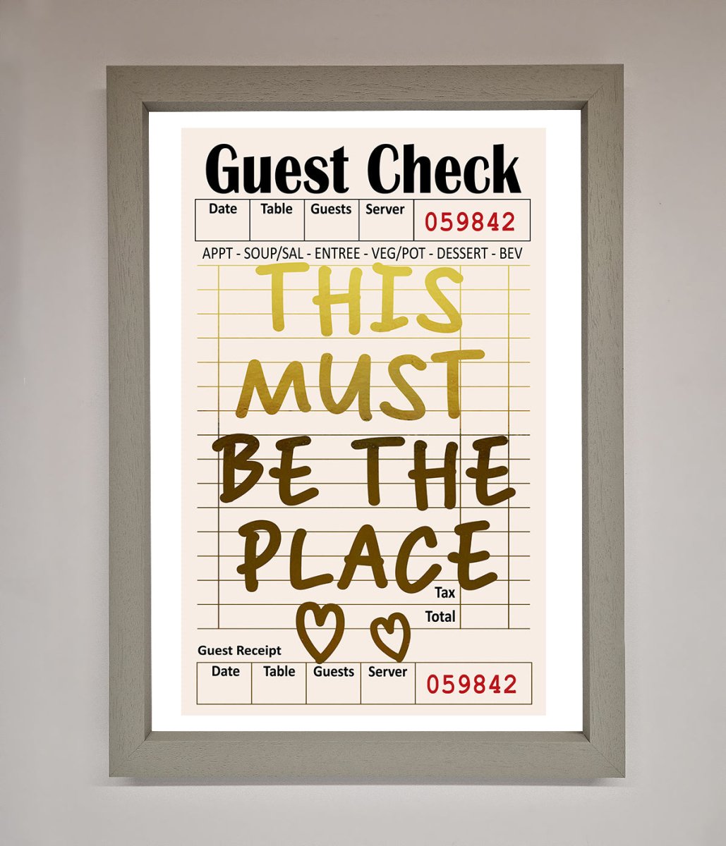 This Must Be The Place Foil Print - Zestio