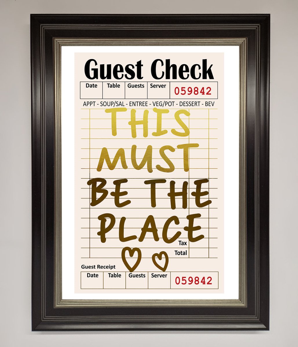 This Must Be The Place Foil Print - Zestio