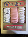 LILY&JACK MUSLIN 3 PACK