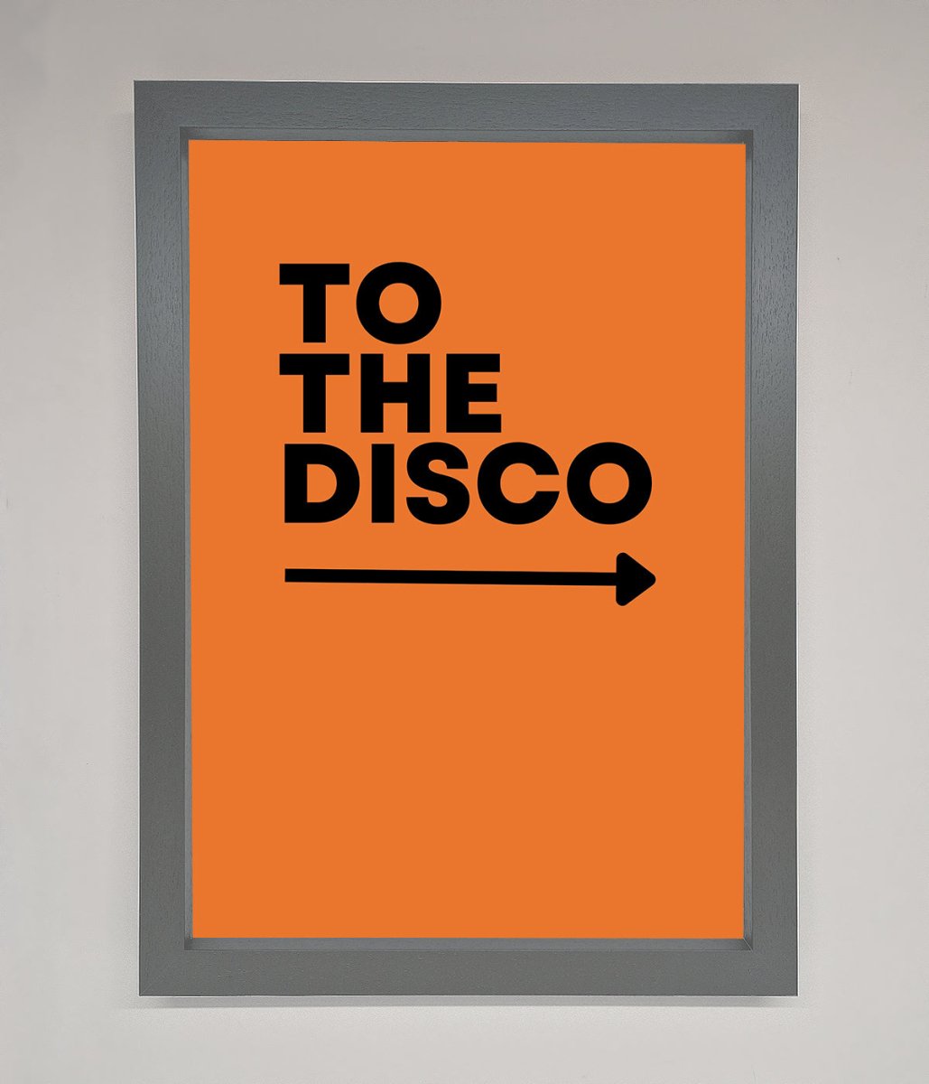 To The Disco Framed Print - Zestio