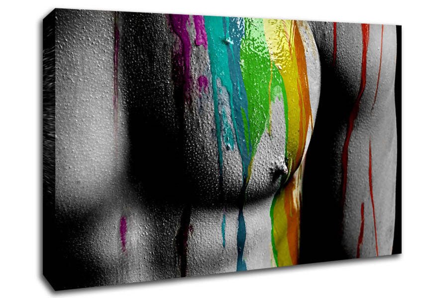 Torso Muscles Canvas Wall Art - Zestio