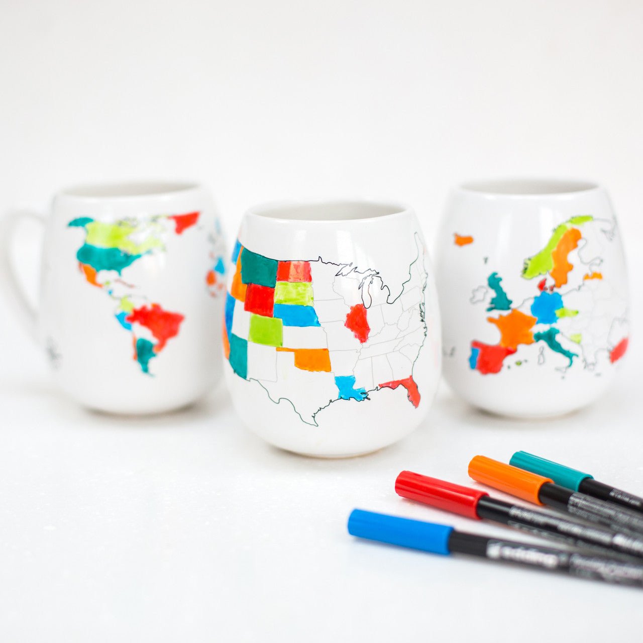 Ceramic Pens - Set of 4