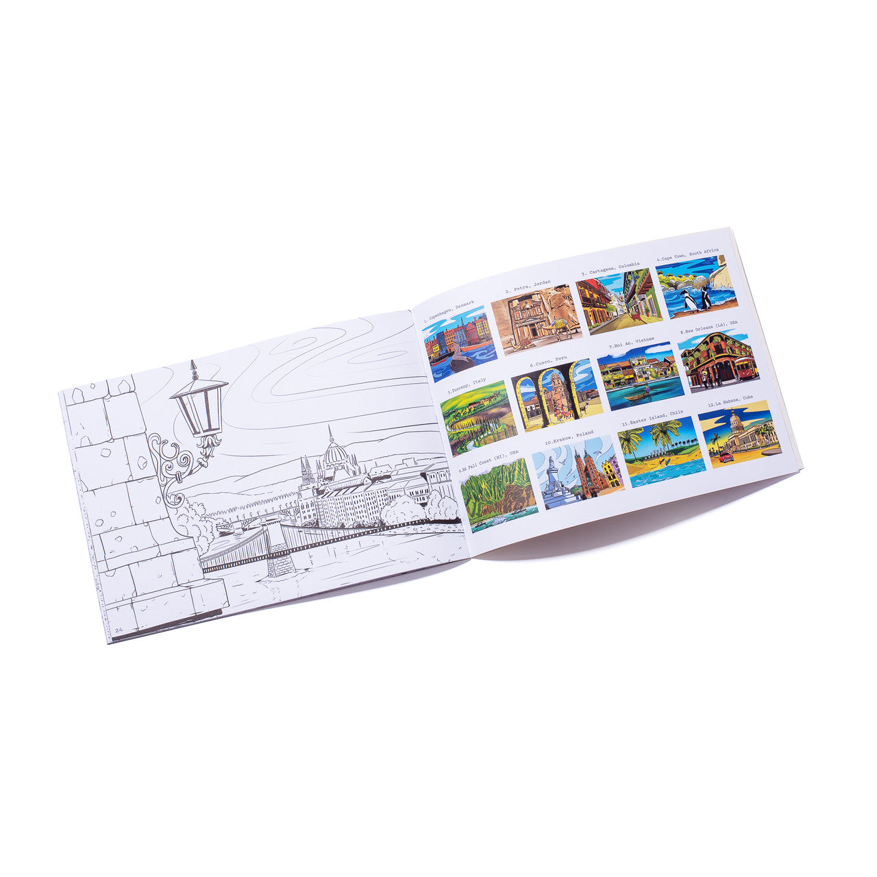 100% Recycled World Travel Colouring Book