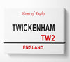 Twickenham Signs Canvas Wall Art - Zestio