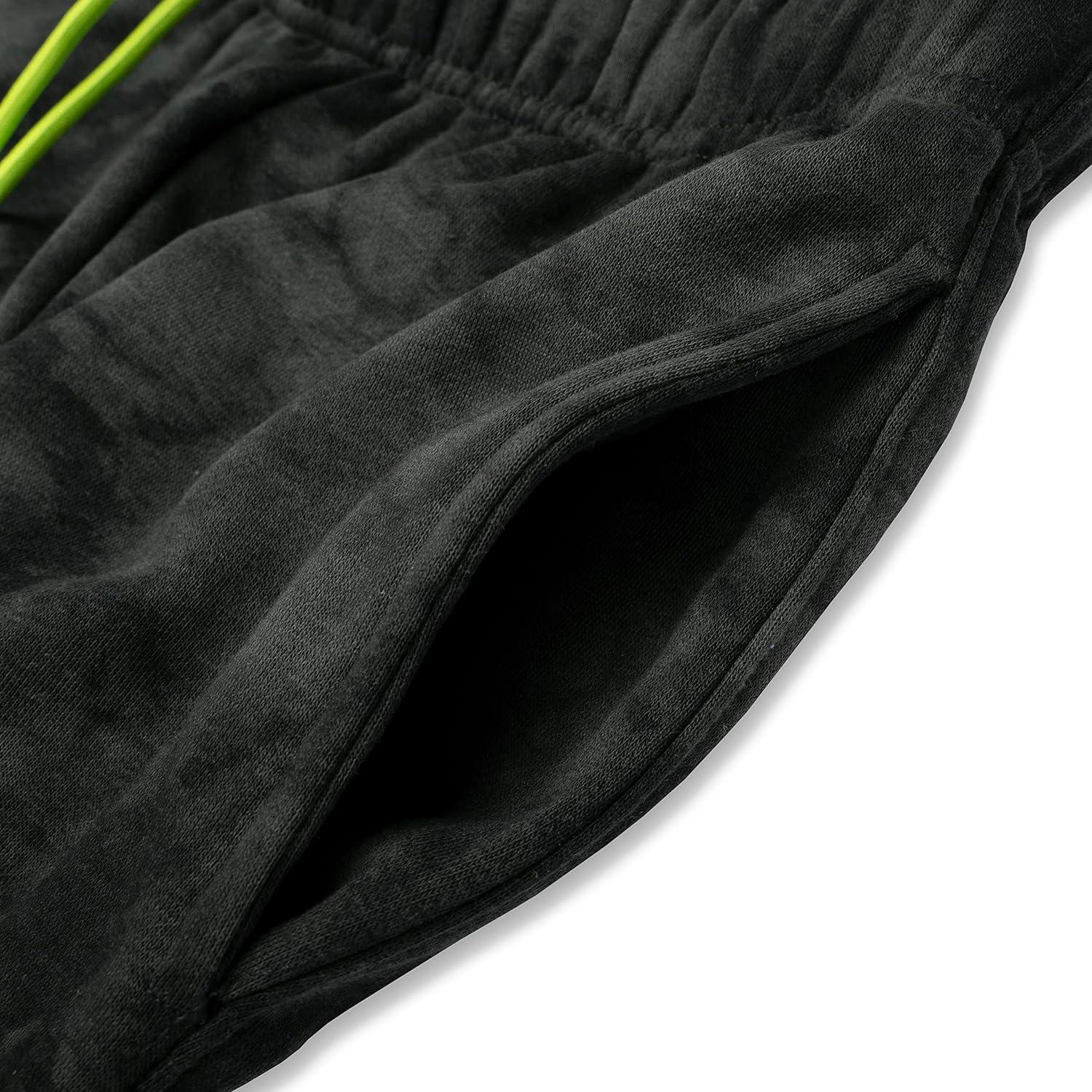 Twitch Jogger Sweatpants Black Wash Trousers With Pockets Pants