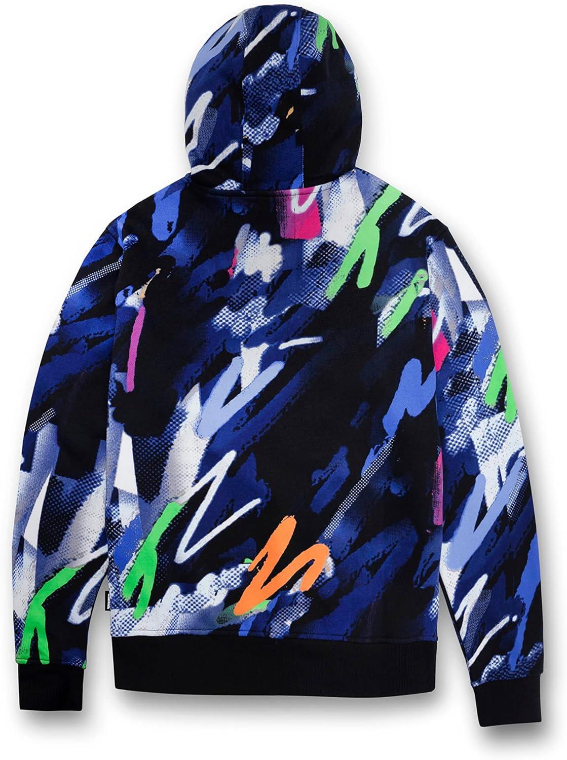 Twitch Multicolor Printed Hoodie Sweatshirt – 80% Cotton - Size L