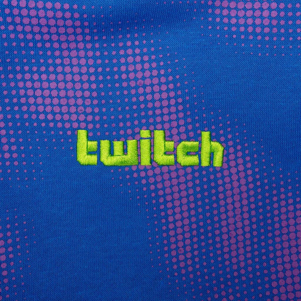 Twitch Printed Hoodie Sweatshirt - Blue Unisex Regular Fit