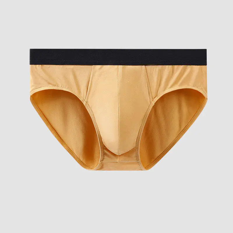 Men's Antibacterial Breathable Mid-Waist Briefs
