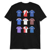 Rangers Retro Shirts Illustrated Football T-Shirt