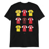 Gunners Legends Shirts Illustrated Football T-Shirt