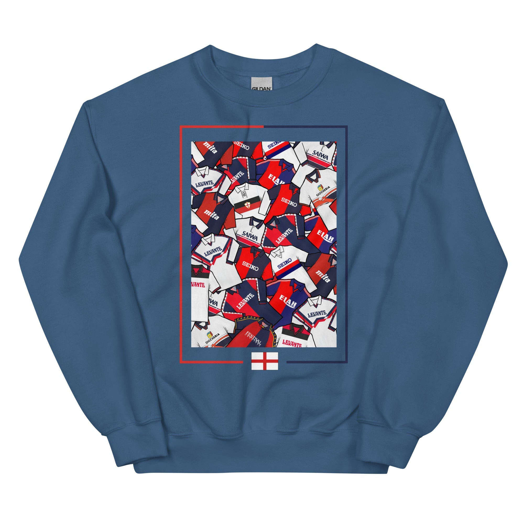 Genoa Retro Themed Unisex Sweatshirt
