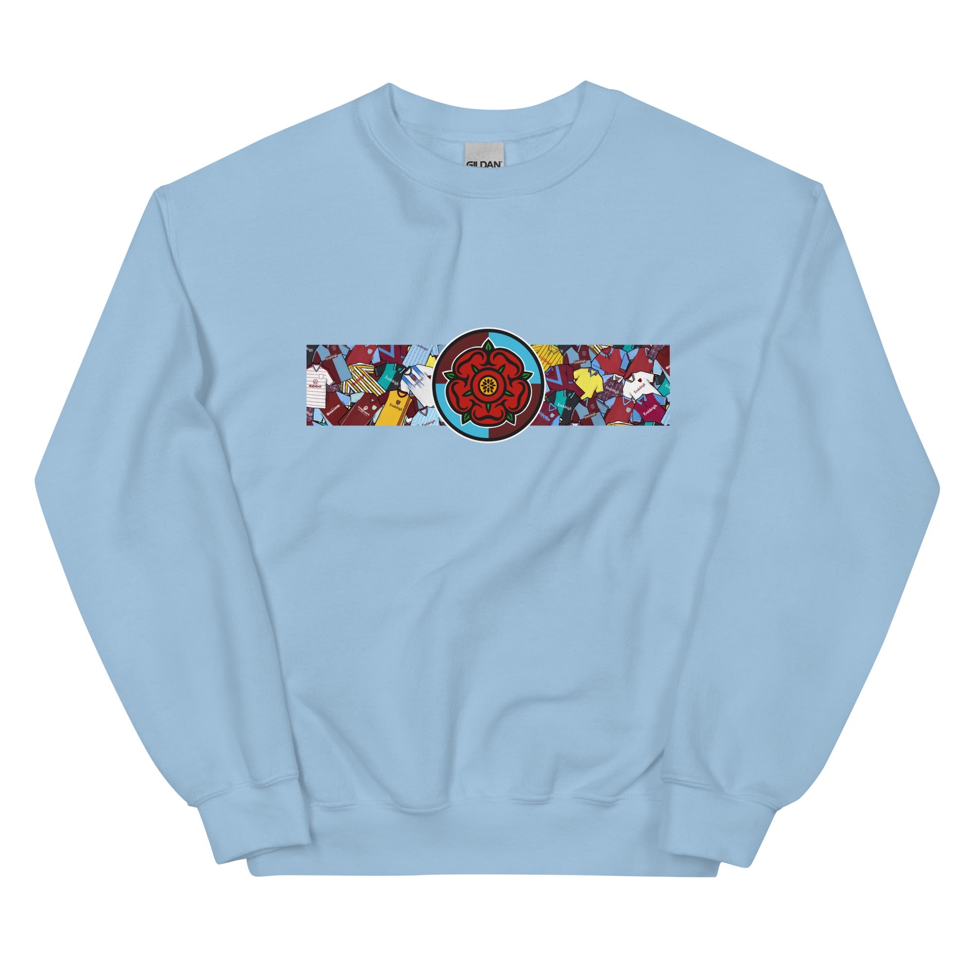 Burnley Lancashire Rose Retro Football Unisex Sweatshirt