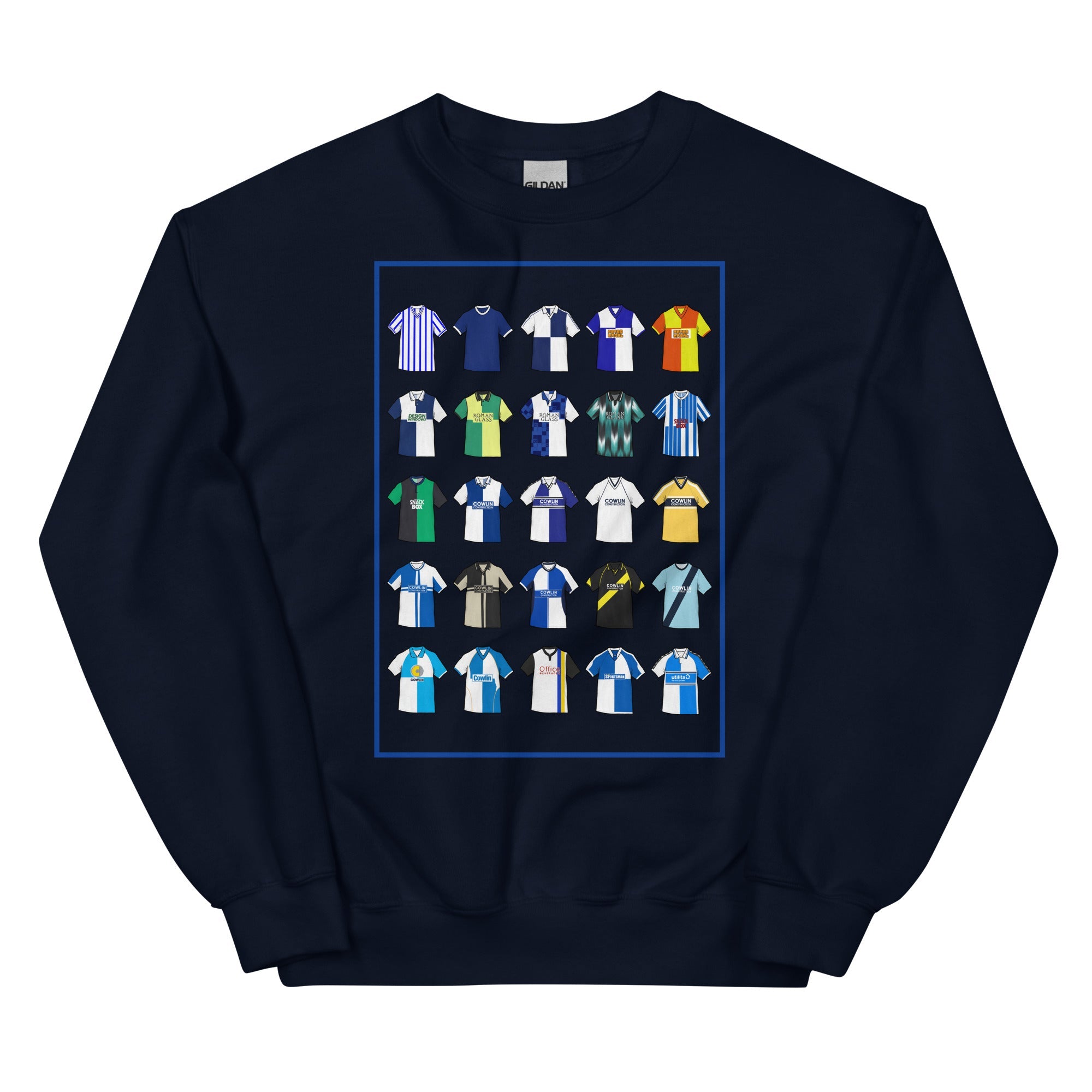 Bristol Rovers Classics Football Unisex Sweatshirt