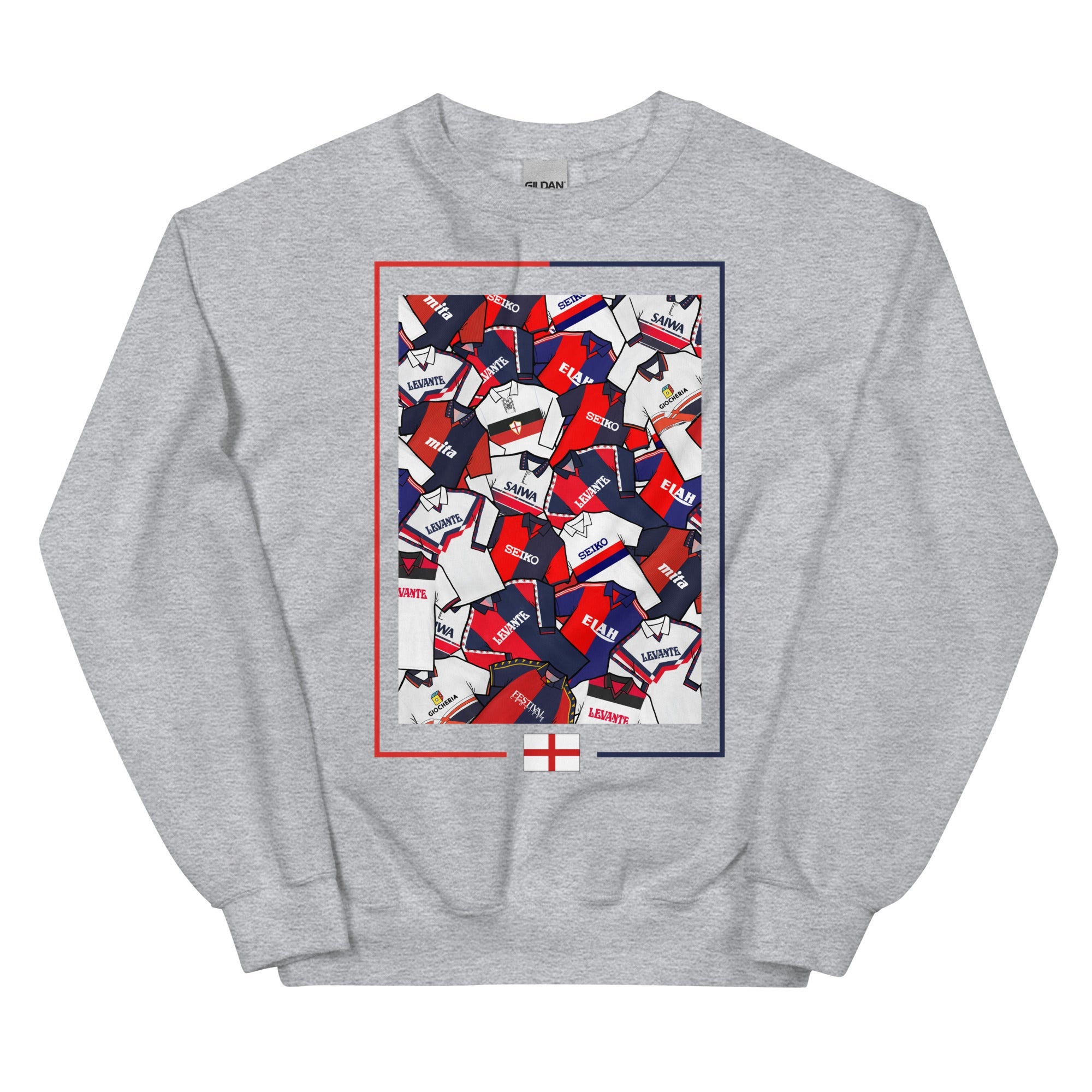 Genoa Retro Themed Unisex Sweatshirt