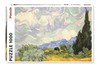 Van Gogh - Wheat field with Cypresses 1000 Piece Jigsaw Puzzle