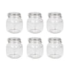 1L Glass Storage Jars with Clip Top Lid - Set of 6 | M&W
