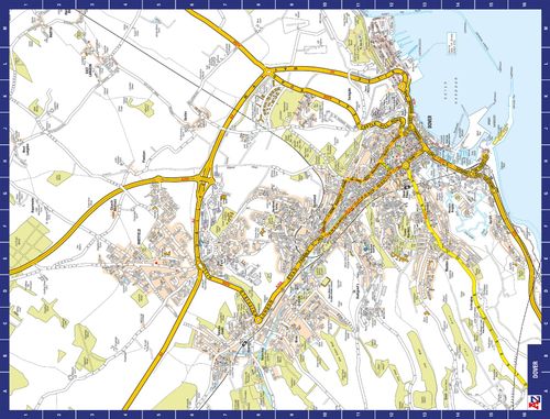 A to Z Map of Dover 1000 Piece Jigsaw Puzzle