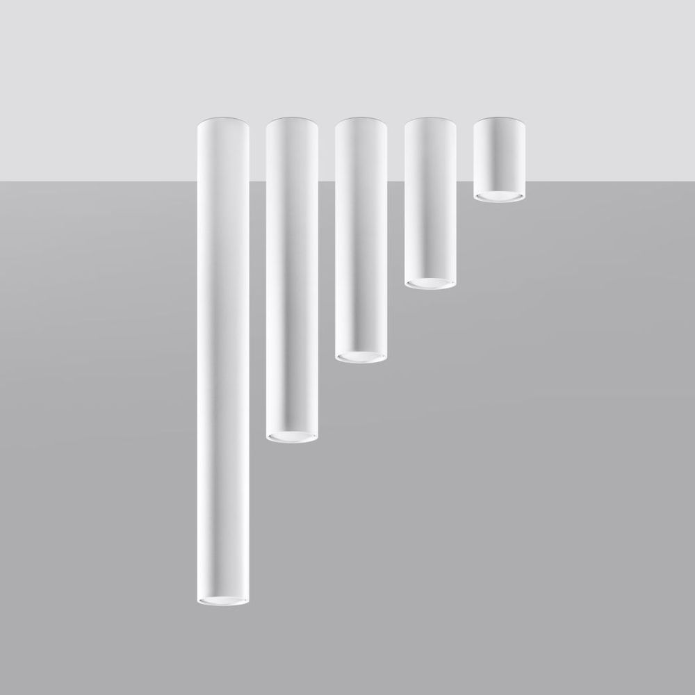 Raw Steel Lagos Ceiling Lamp - Modern Design - GU10
