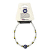 Evil Eye Bracelet, Yellow Beads, (JIT)
