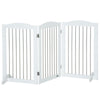 Premium Quality, Foldable Dog Gate - Ideal for Doorways, Stairs, Halls - White