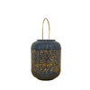 Synergy Leaf Lantern - Create Captivating Shadows - Best Quality - 12cm Base Diameter - 23cm Height - Gold Inner - 13.5cm Handle