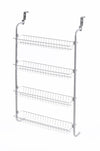 Premium Over-The-Door Hanging Rack | 4 Tiers | Pantry & Storage Cupboard | Easy Assembly