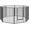 PawHut 100cm 8 Panel Heavy-Duty Dog Playpen - Create a Safe Haven for Your Small to Medium Dogs in Any Space!