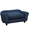 Cozy Blue Dog Sofa Bed - XS/S Dogs - Cushioned Pet Chair Lounge - High-Quality