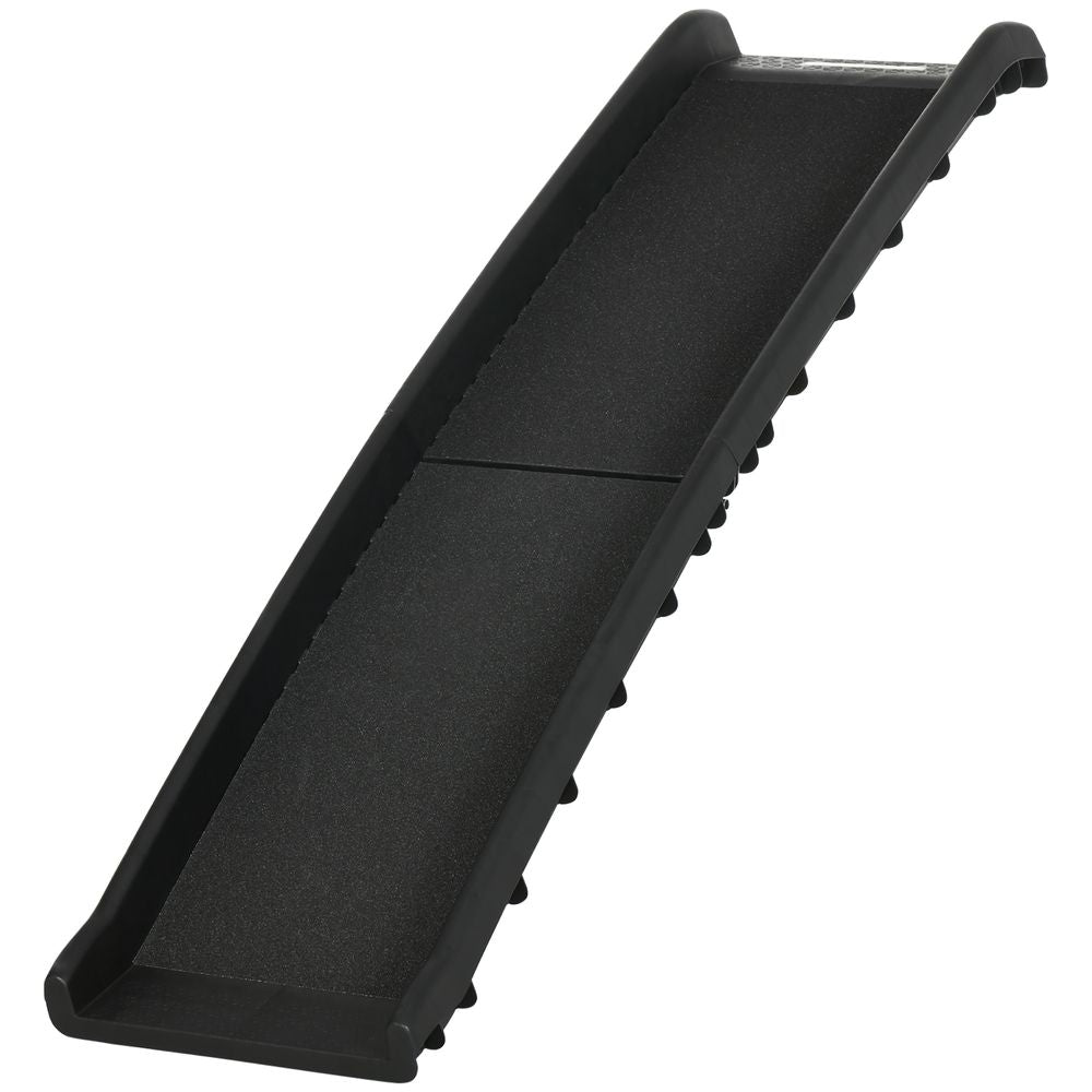 PawHut Foldable Pet Ramp Dog Car Ramp for SUVs, Cars - Black