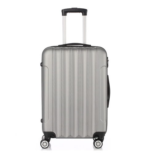 Lightweight 24in Hard Shell Travel Carry On Hand Cabin Luggage Suitcase, Approved for Ryanair Priority, British Airways