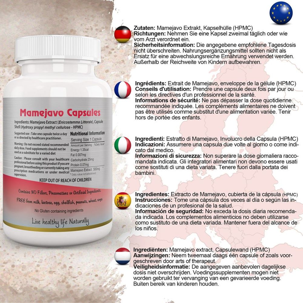 Premium Mamejavo Capsules - Boost Your Wellness Naturally!