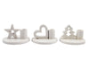 Exquisite Porcelain Dinner Candle Holders - Set of 3