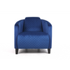 Premium 86cm Velvet Armchair - Blue Color, Modern Design, High Quality
