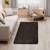 Luxurious Brown Shaggy Area Rug for Living Room and Bedroom, 90x150cm