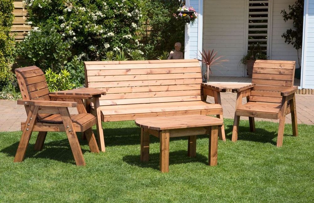 Classic English Charles Taylor 5 Seater Multi Set - Hand Finished with Rustproof Bolting