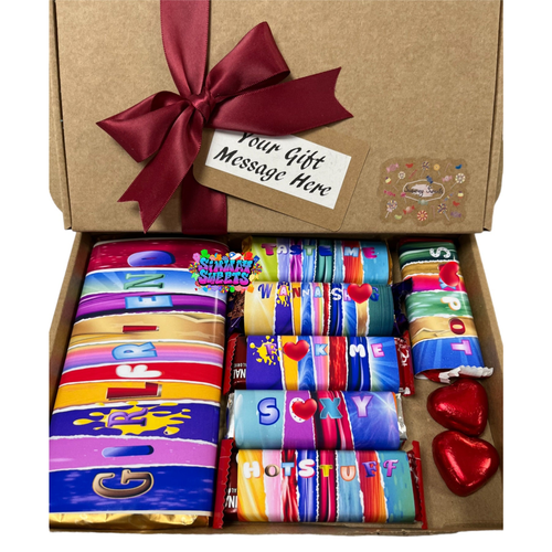 Be My Valentines Novelty Adult Chocolate Gift Box Exclusive To Simway Sweets