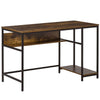 Rustic Brown Computer Desk Workstation with Storage - High-Quality, Versatile, and Stylish