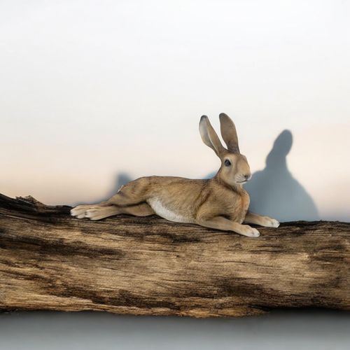 47CM LYING RABBIT GARDEN DECOR