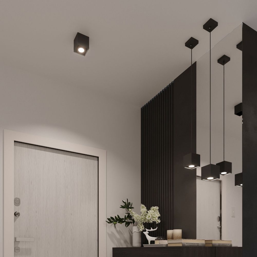 Modern Pendant Lamp - Aluminum Quad Design - High Quality - Multiple Colors - GU10 Socket