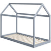 HOMCOM Wooden Single Bed Frame with Tree House Style