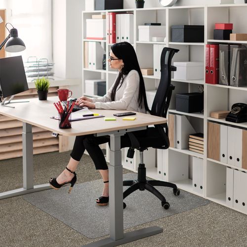 Pallet: Floortex Ecotex BioPVC Eco Friendly Carbon Neutral PVC Chair Mat for Carpet & Hard Floor