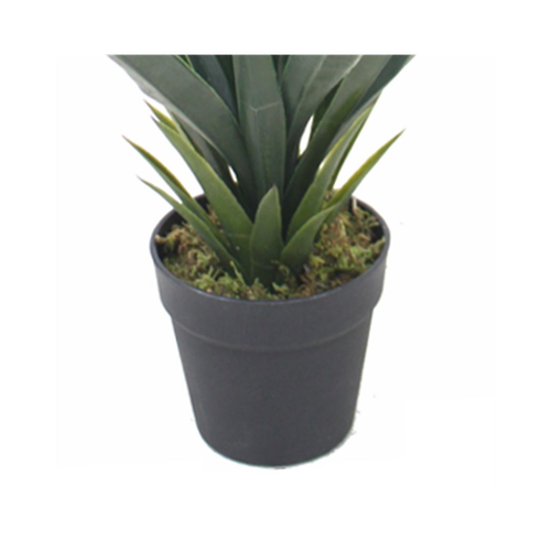 90cm Copper Planter with Artificial Yukka Plant