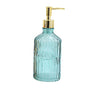 Blue Glass Soap Dispenser