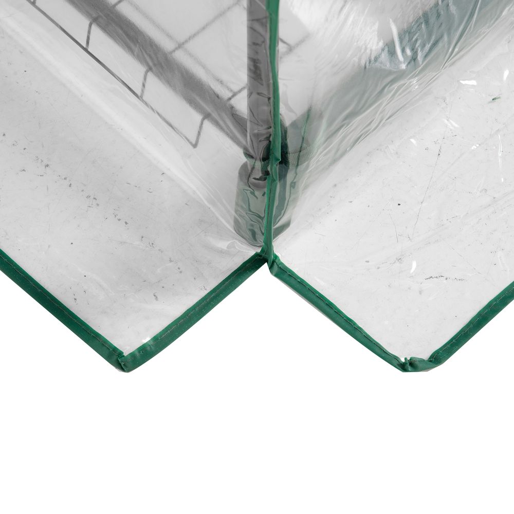 5 Tier Greenhouse OutdoorPortable Shed Metal Frame Transparent 69x49x193cm
