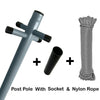 Premium Clothes Post 2.4m Overall Hight Heavy Duty Pole Washing Line Support